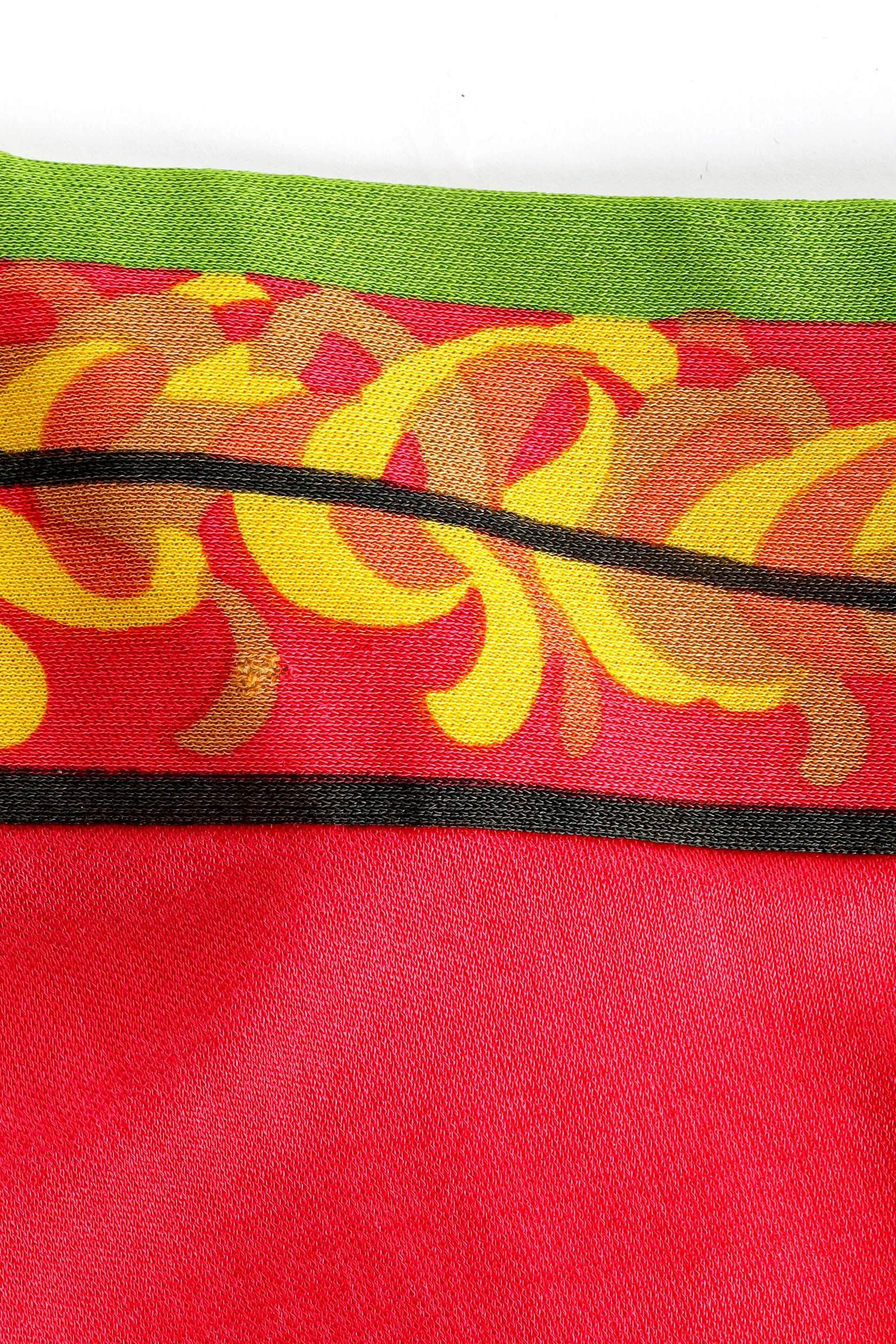 1970s Tropical Halter Tie Dress