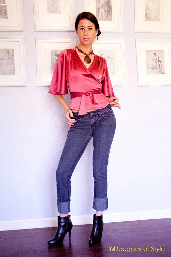 #3005     1930s Butterfly Blouse