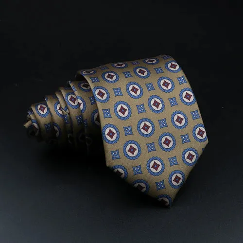 51 Styles Men's Silk Ties Jacquard Striped Plaid Floral 8cm Necktie