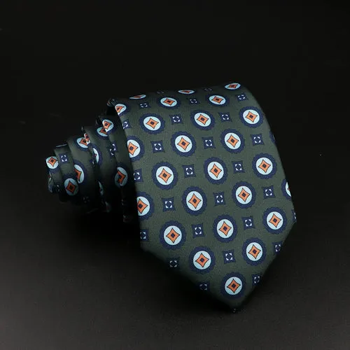 51 Styles Men's Silk Ties Jacquard Striped Plaid Floral 8cm Necktie
