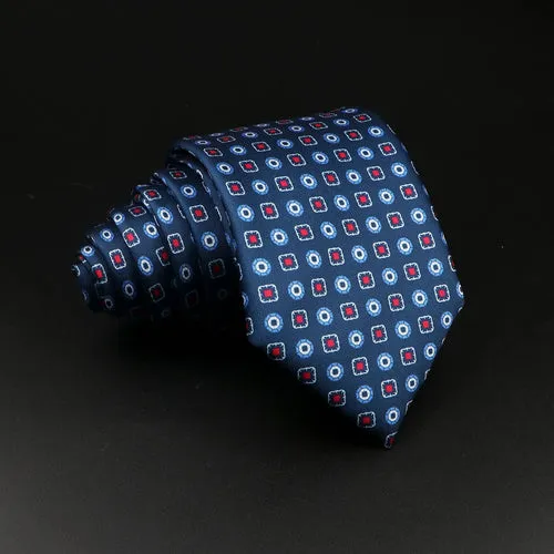 51 Styles Men's Silk Ties Jacquard Striped Plaid Floral 8cm Necktie
