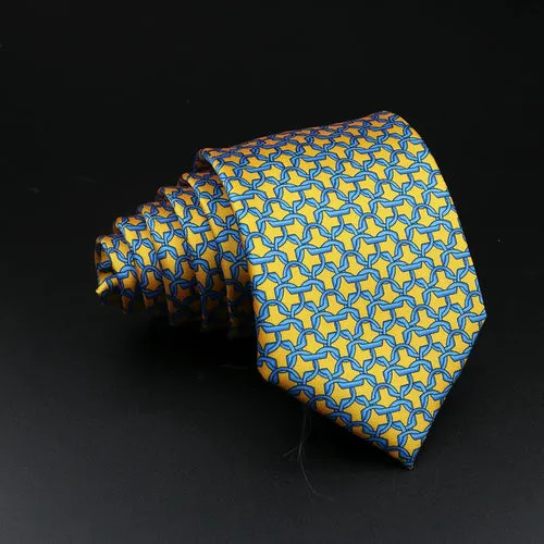 51 Styles Men's Silk Ties Jacquard Striped Plaid Floral 8cm Necktie
