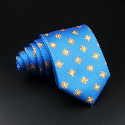 51 Styles Men's Silk Ties Jacquard Striped Plaid Floral 8cm Necktie