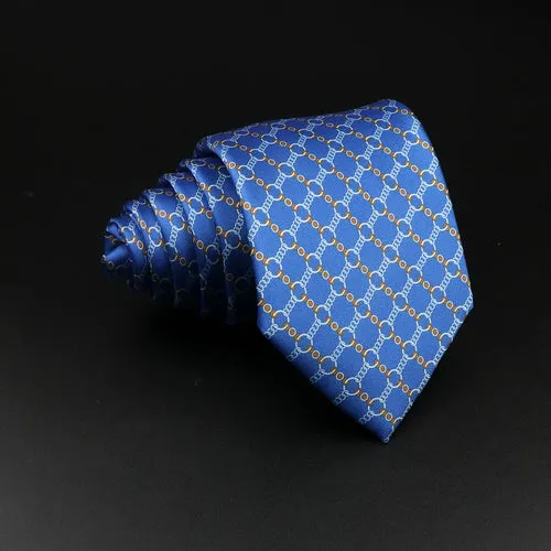 51 Styles Men's Silk Ties Jacquard Striped Plaid Floral 8cm Necktie
