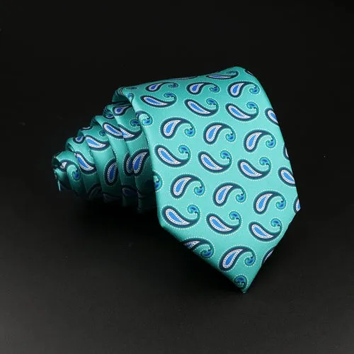 51 Styles Men's Silk Ties Jacquard Striped Plaid Floral 8cm Necktie