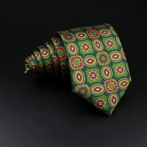 51 Styles Men's Silk Ties Jacquard Striped Plaid Floral 8cm Necktie