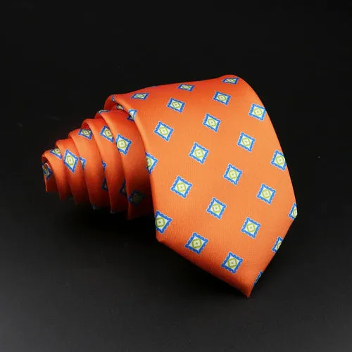 51 Styles Men's Silk Ties Jacquard Striped Plaid Floral 8cm Necktie