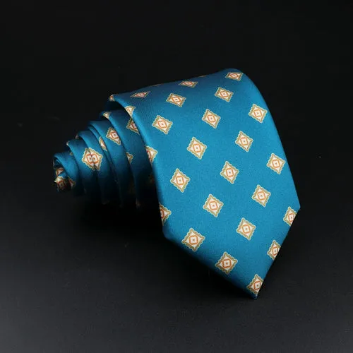 51 Styles Men's Silk Ties Jacquard Striped Plaid Floral 8cm Necktie