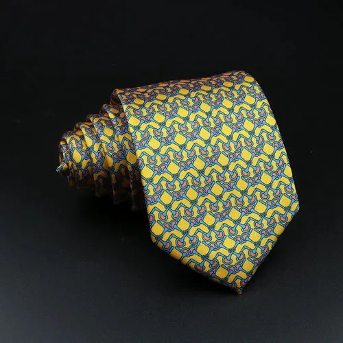 51 Styles Men's Silk Ties Jacquard Striped Plaid Floral 8cm Necktie