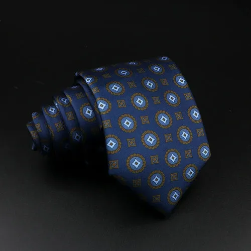 51 Styles Men's Silk Ties Jacquard Striped Plaid Floral 8cm Necktie
