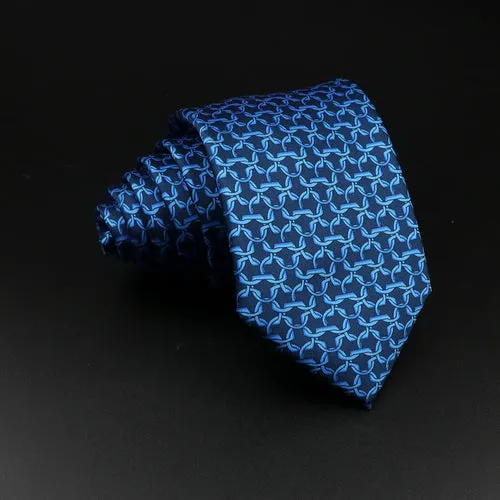 51 Styles Men's Silk Ties Jacquard Striped Plaid Floral 8cm Necktie