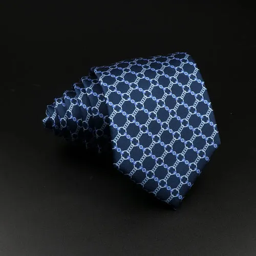51 Styles Men's Silk Ties Jacquard Striped Plaid Floral 8cm Necktie