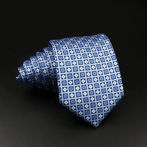 51 Styles Men's Silk Ties Jacquard Striped Plaid Floral 8cm Necktie