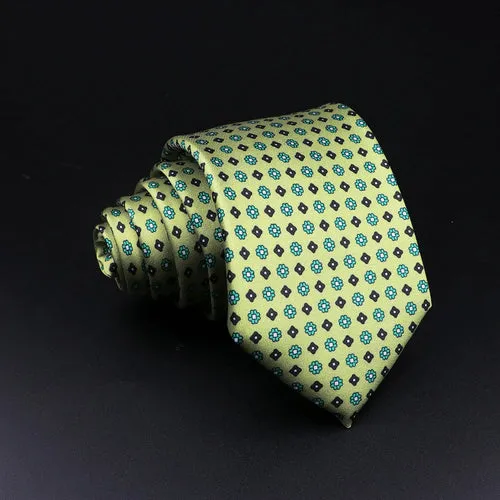 51 Styles Men's Silk Ties Jacquard Striped Plaid Floral 8cm Necktie