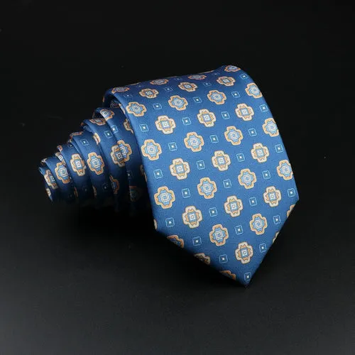 51 Styles Men's Silk Ties Jacquard Striped Plaid Floral 8cm Necktie