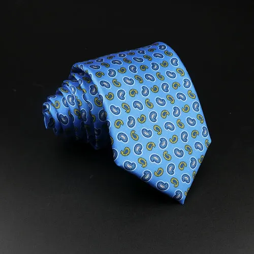 51 Styles Men's Silk Ties Jacquard Striped Plaid Floral 8cm Necktie