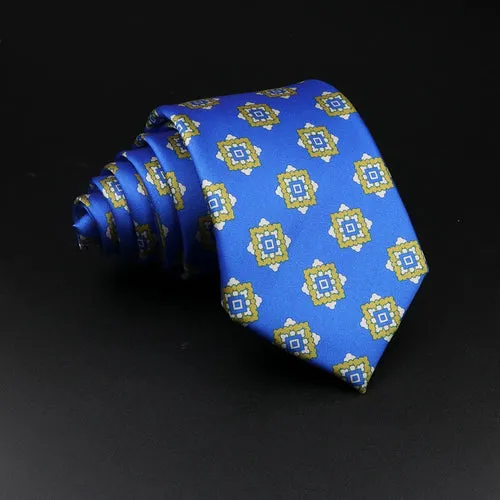 51 Styles Men's Silk Ties Jacquard Striped Plaid Floral 8cm Necktie
