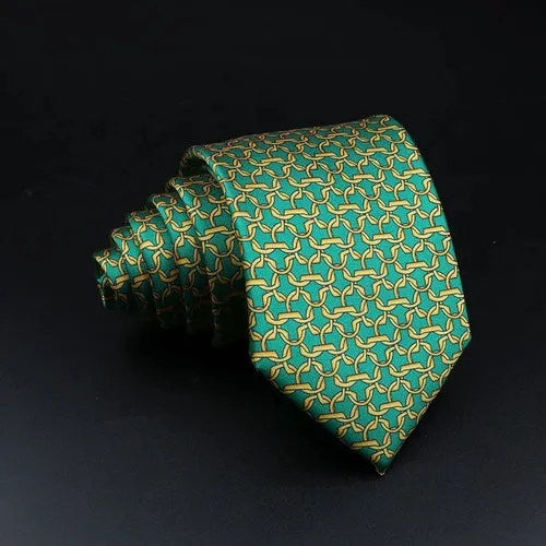 51 Styles Men's Silk Ties Jacquard Striped Plaid Floral 8cm Necktie