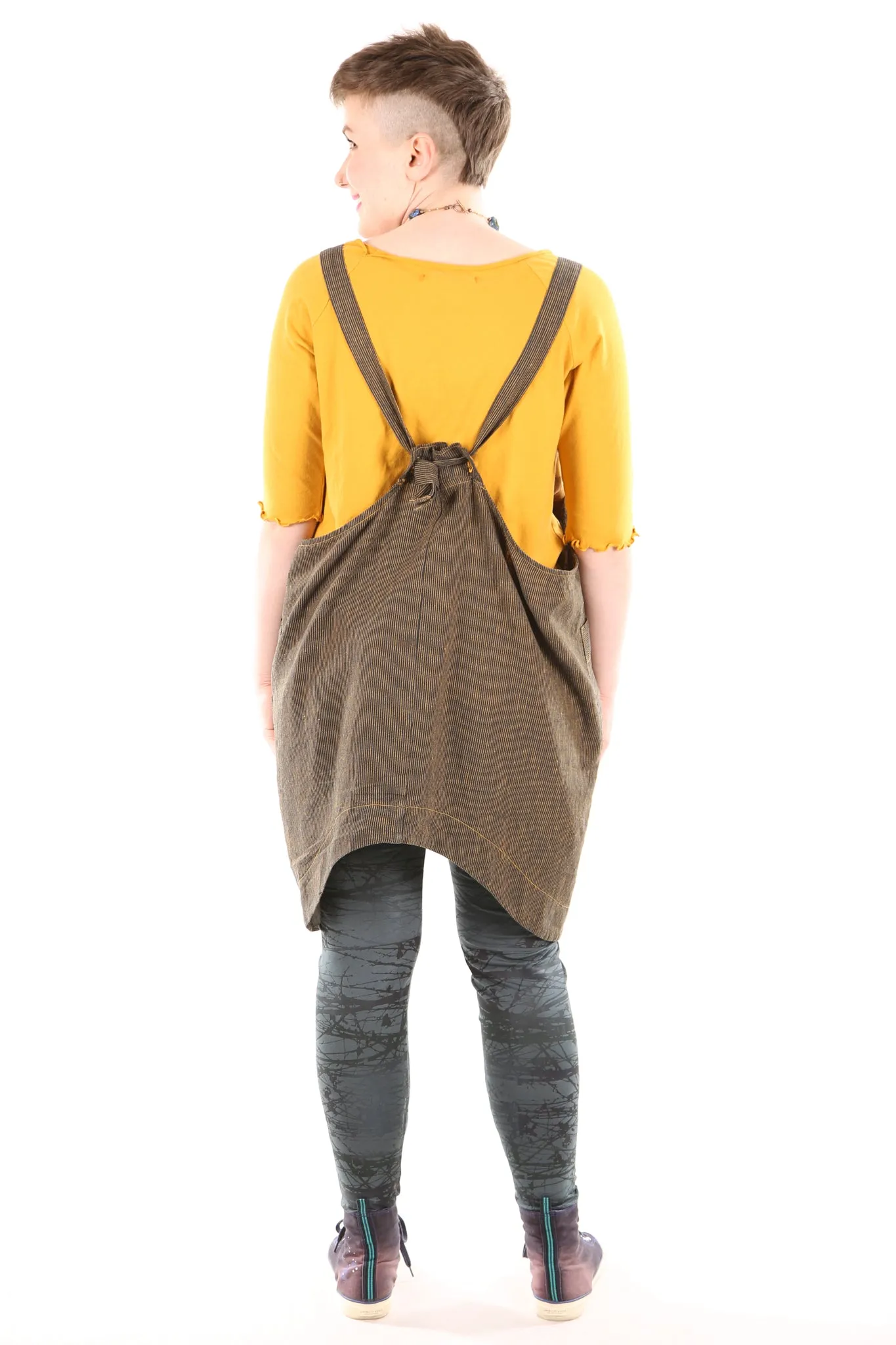 6202 Juniper Apron Jumper Marigold/Indigo-P