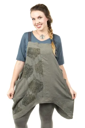 6202 Linen Stockholm Apron Illite-P