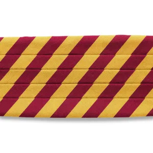 Academy Gold/Maroon - Cummerbunds