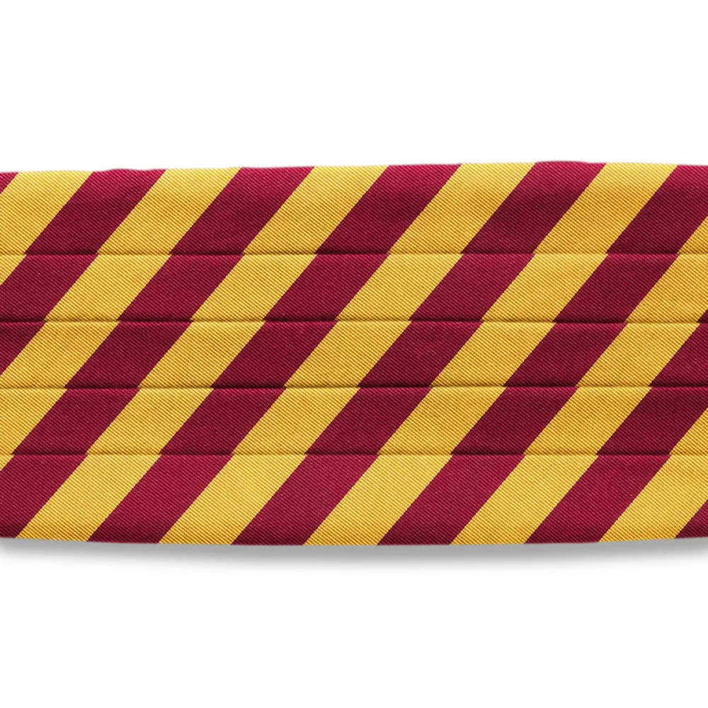 Academy Gold/Maroon - Cummerbunds