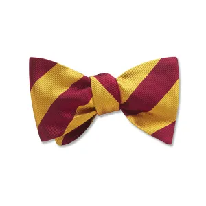 Academy Gold/Maroon - Kids' Bow Ties