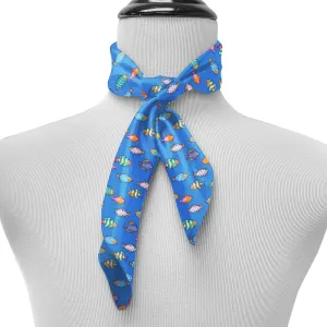Acquario Sapphire - Silk Neckerchief