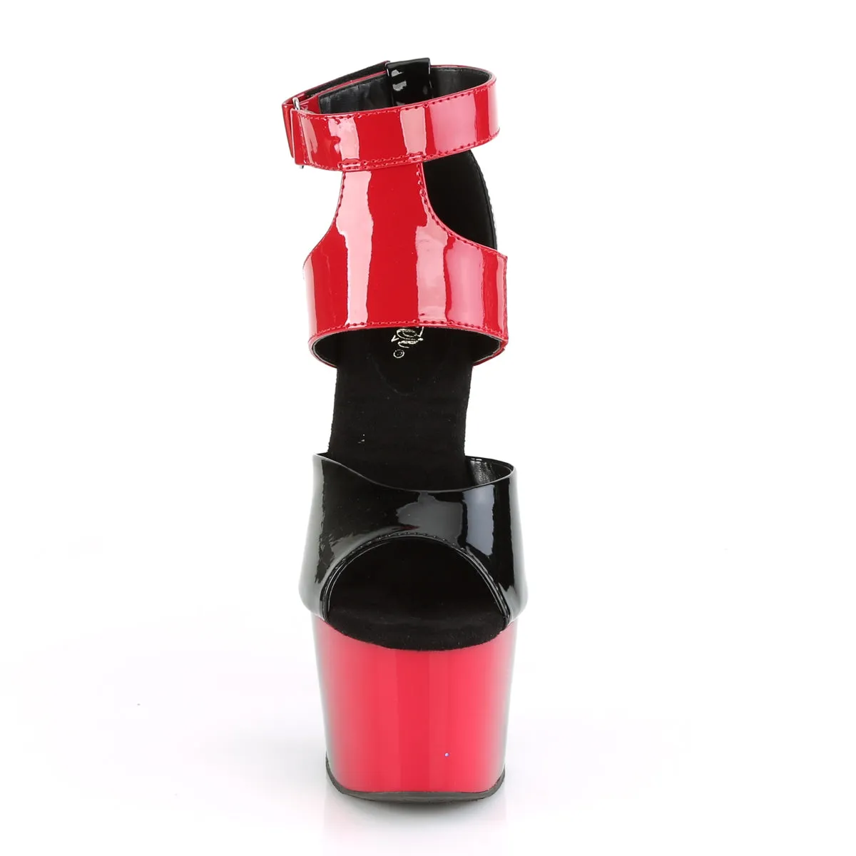 ADORE-700-16  Black-Red Patent/Red-Black