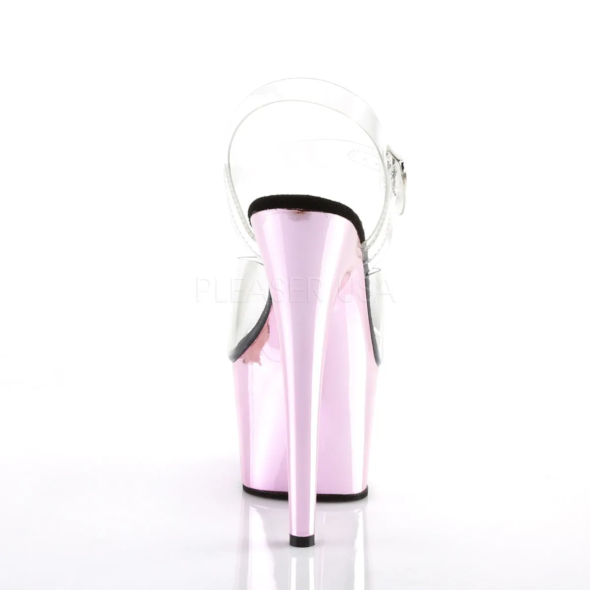ADORE-708  Clear/Baby Pink Chrome