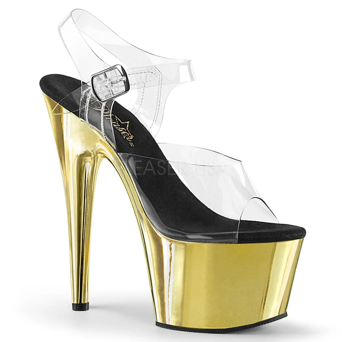 ADORE-708  Clear/Gold Chrome
