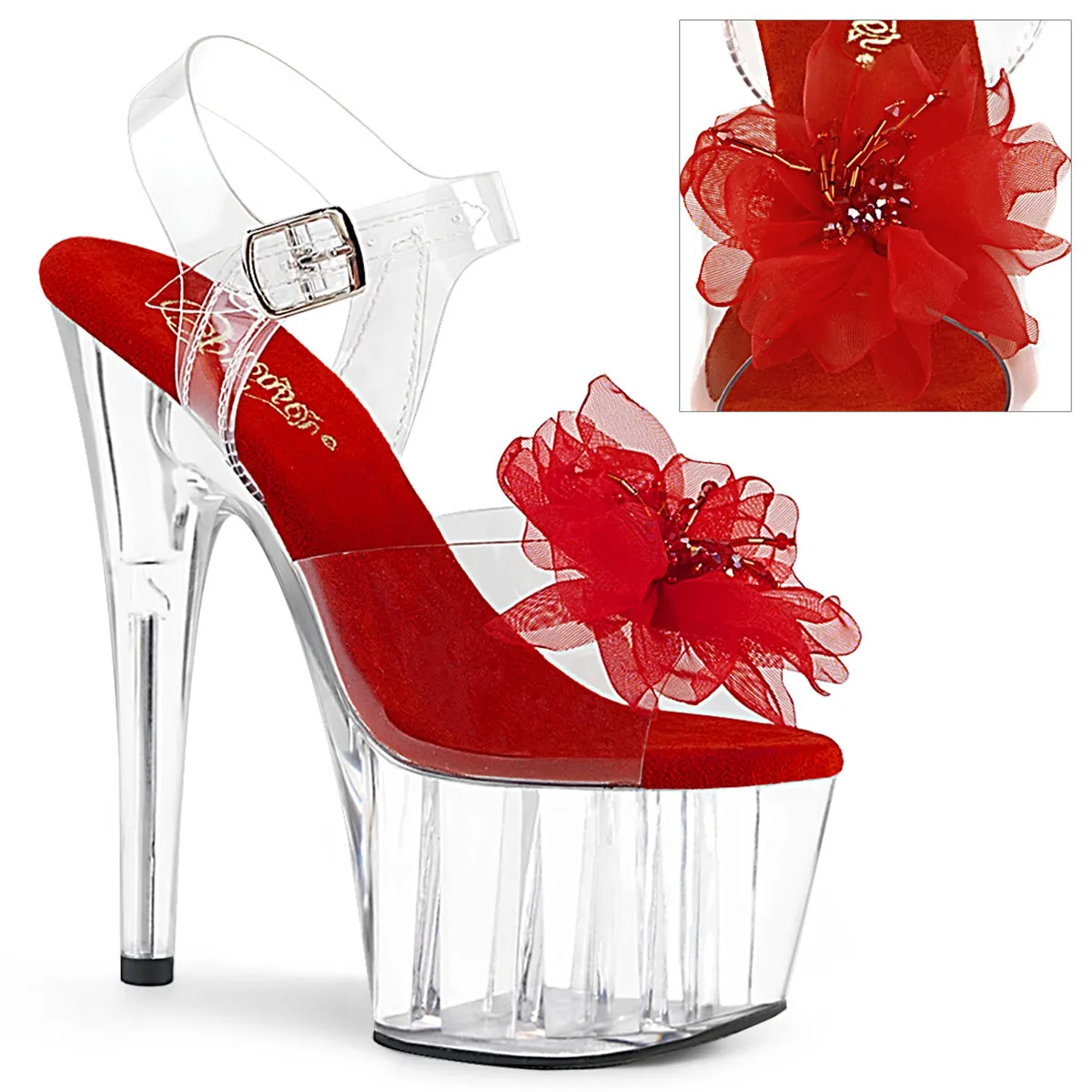 ADORE-708BFL  Clear-Red/Clear