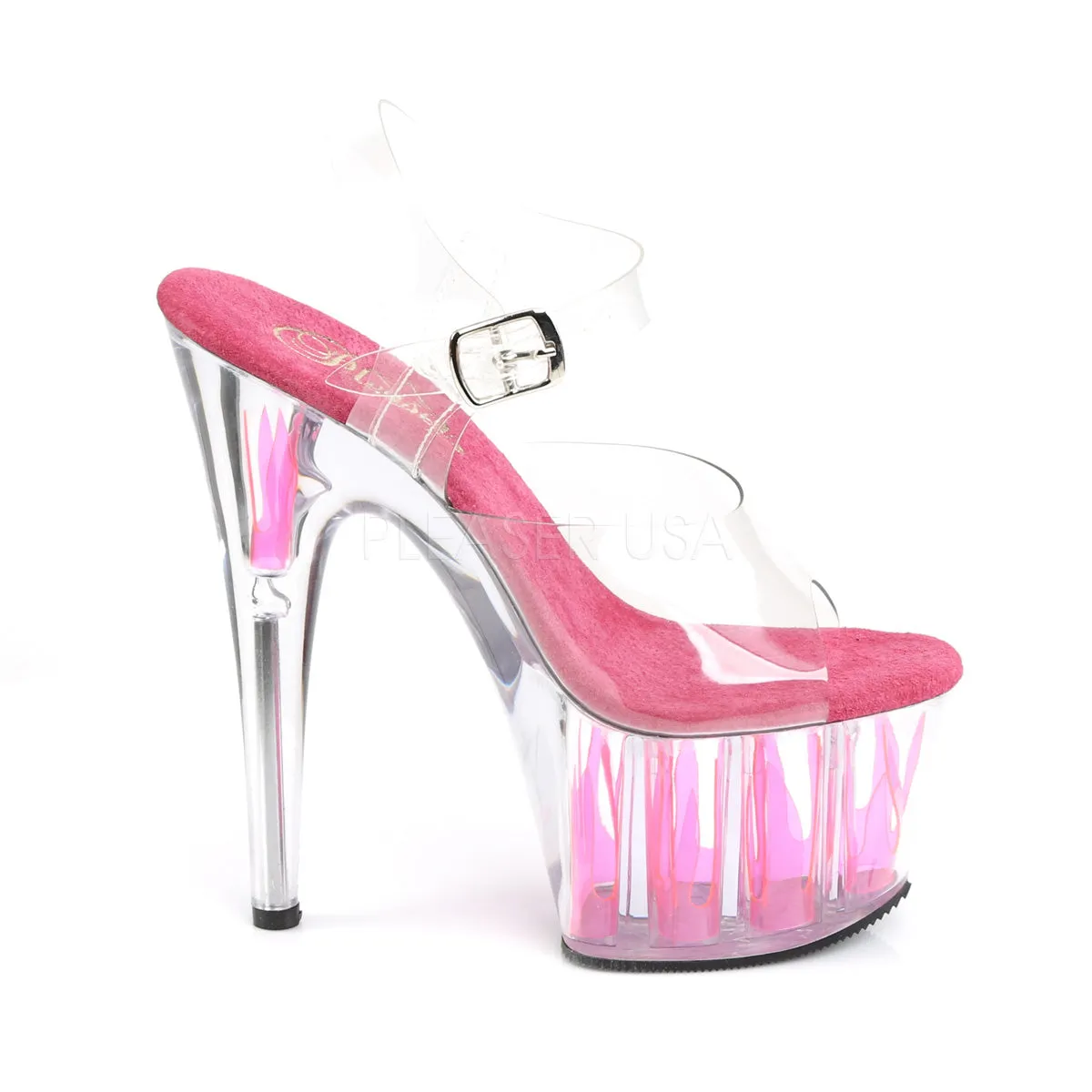 ADORE-708FLM  Clear/Clear-Hot Pink