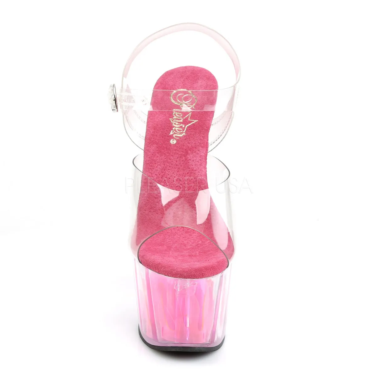 ADORE-708FLM  Clear/Clear-Hot Pink