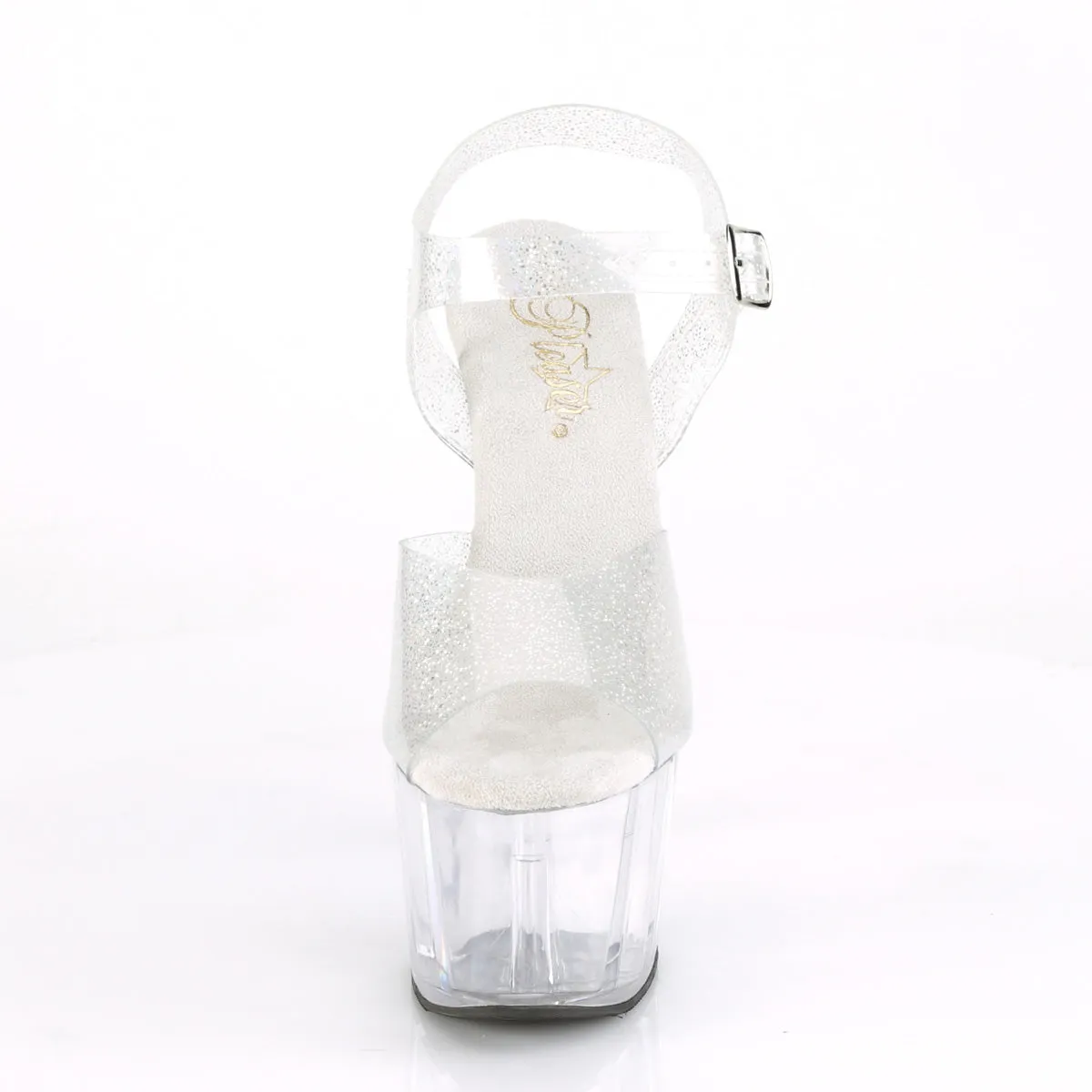 ADORE-708N-MG  Clear-Silver Hologram TPU/Clear