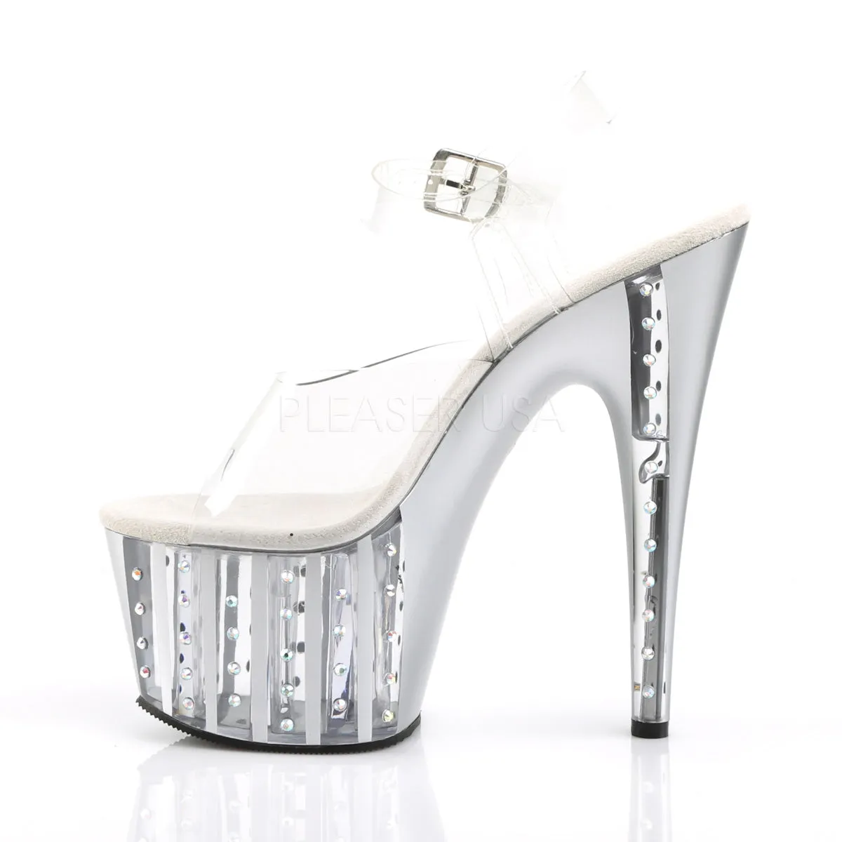 ADORE-708VLRS  Clear/Silver Matte