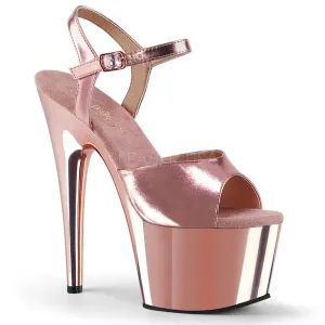ADORE-709  Rose Gold Metallic Pu/Rose Gold Chrome