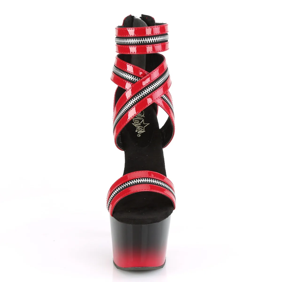 ADORE-766  Red Patent/Black-Red