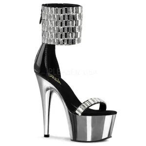 ADORE-789RS  Black/Silver Chrome