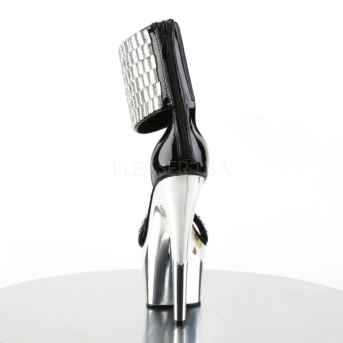 ADORE-789RS  Black/Silver Chrome