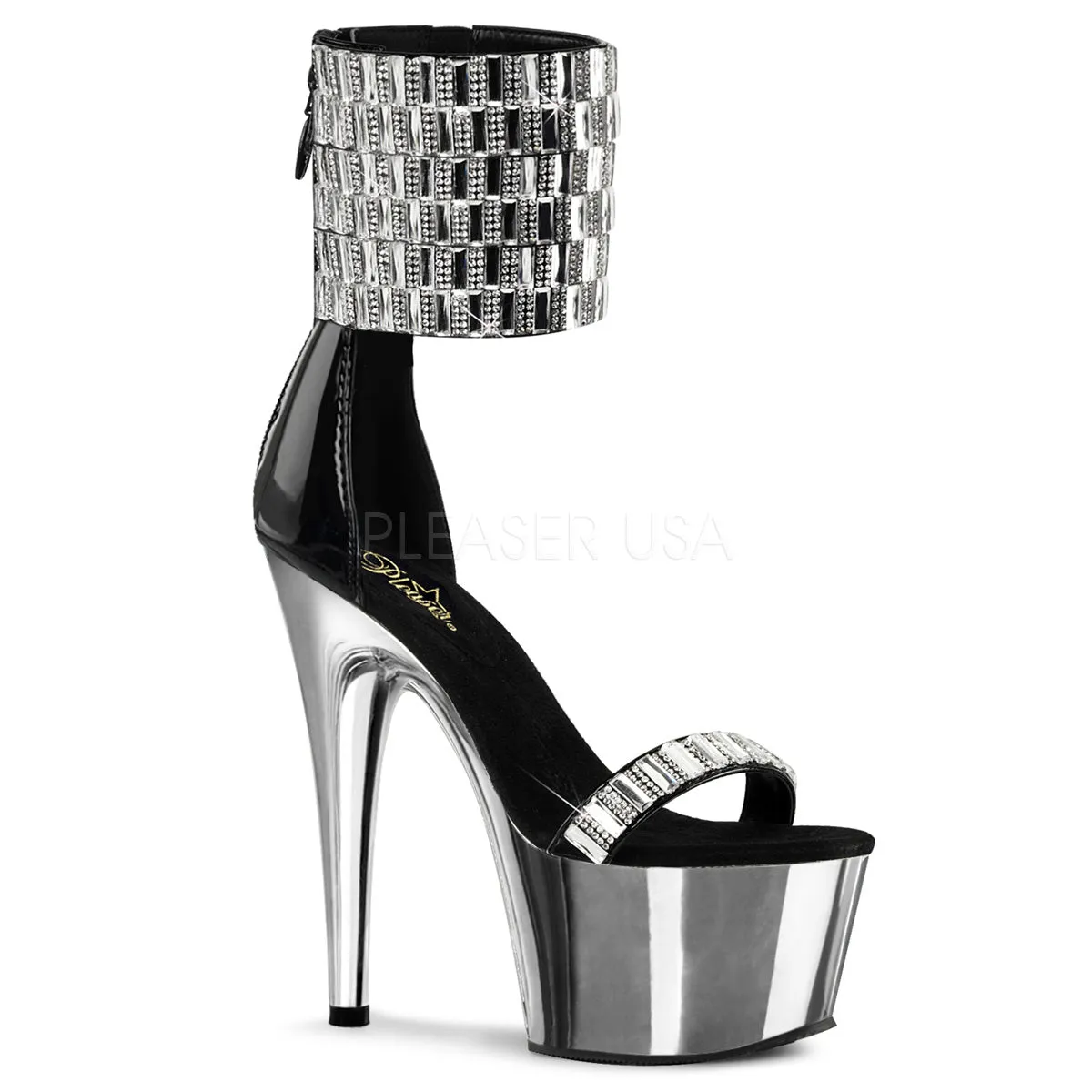 ADORE-789RS  Black/Silver Chrome