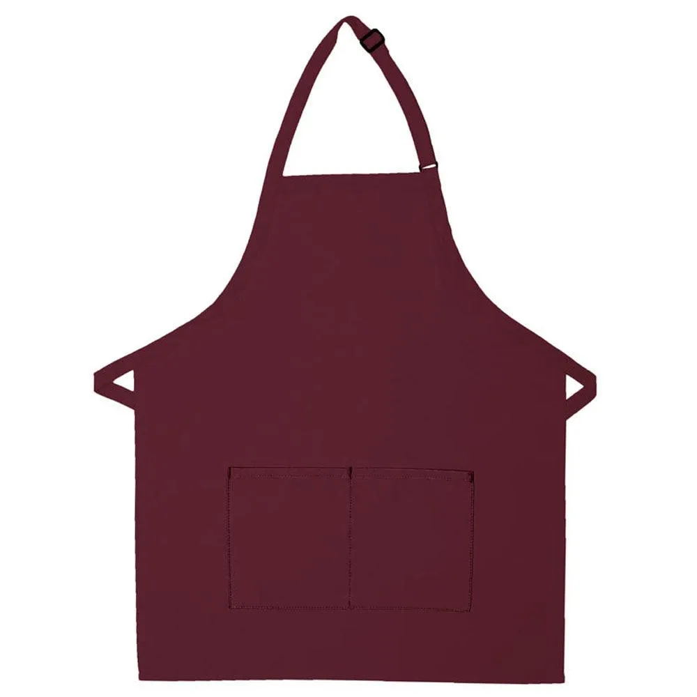 Adult 2-Pocket Bib Apron