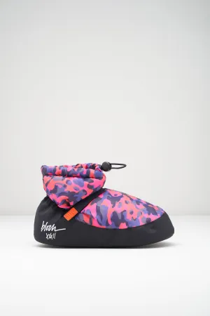 Adult Camo Print Ankle Warm Up Booties
