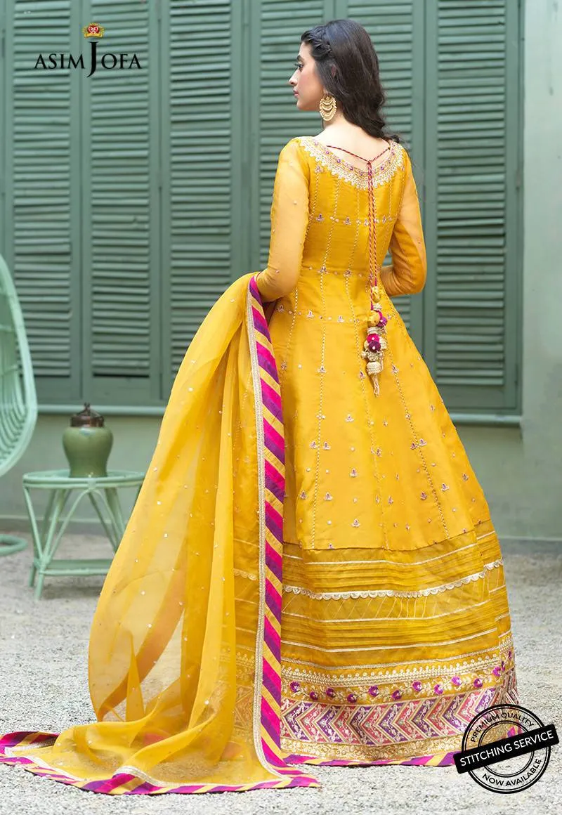 AJFC-42 | Asim Jofa Jashn Collection 2021 | Unstitched Organza Suit