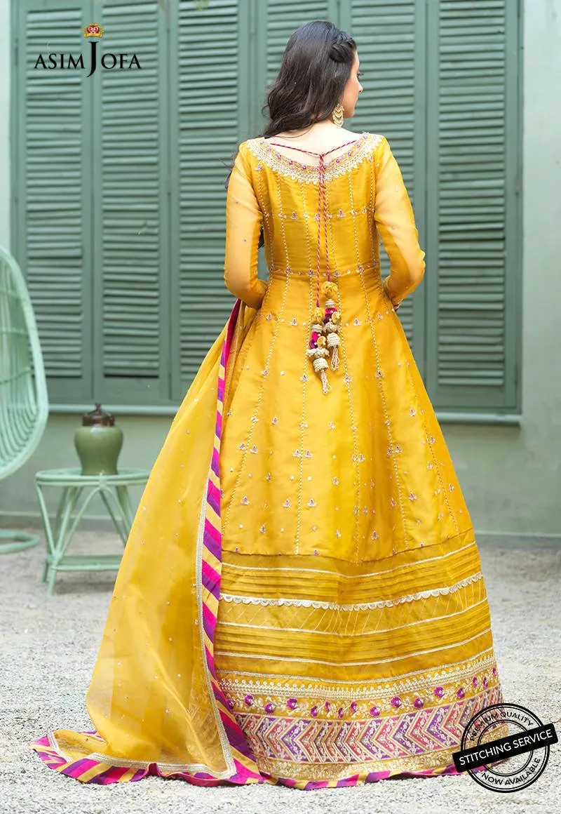 AJFC-42 | Asim Jofa Jashn Collection 2021 | Unstitched Organza Suit