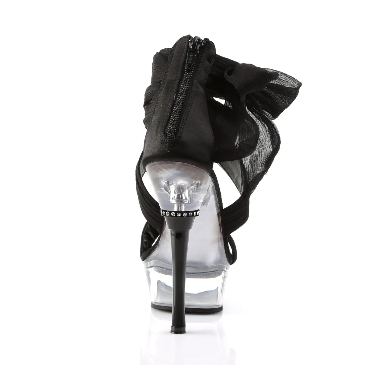 ALLURE-664  Black Chiffon/Clear