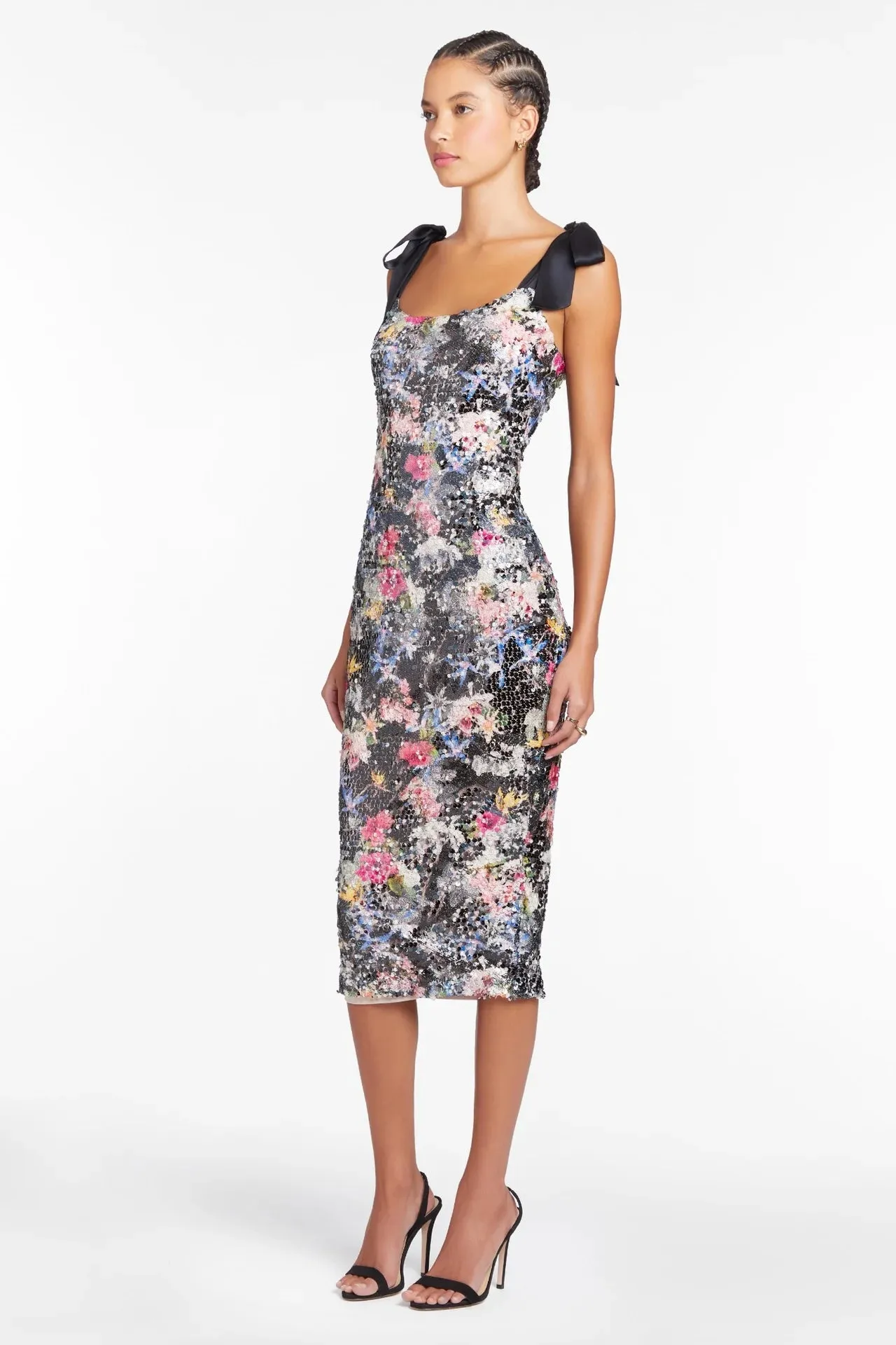 Amanda Uprichard- Lusana Dress in Printed Sequin