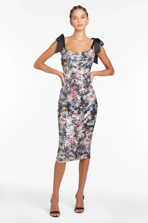 Amanda Uprichard- Lusana Dress in Printed Sequin
