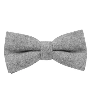 Amelia Grey Tweed Bow Tie