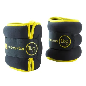 Ankle/Wrist Weights 1 kg x 2 - Yellow